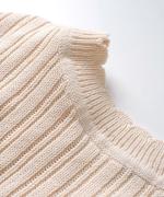 コットンコードニット　2wayベスト