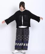 コットンコードニット　2wayカーディガン