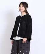 コットンコードニット　2wayカーディガン