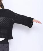 コットンコードニット　2wayカーディガン