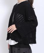 コットンコードニット　2wayカーディガン