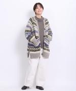 ロービングウール　ロングカーディガン