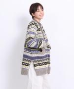 ロービングウール　ロングカーディガン