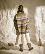 ロービングウール　ロングカーディガン