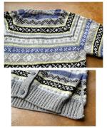 ロービングウール　ロングカーディガン