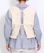 コットンスパン 2wayベスト