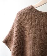 リネンウールアルパカ ベスト