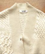 パッチワークフェザーラム ベスト