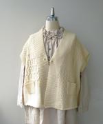 パッチワークフェザーラム ベスト