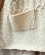 パッチワークフェザーラム ベスト