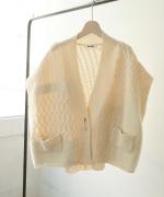 パッチワークフェザーラム ベスト