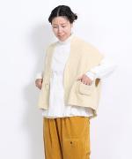 パッチワークフェザーラム ベスト