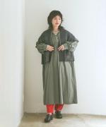 パッチワークフェザーラム ベスト