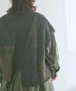 パッチワークフェザーラム ベスト