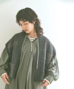 パッチワークフェザーラム ベスト