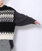 わたぐもアルパカジャガード ベスト