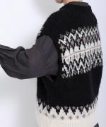 わたぐもアルパカジャガード ベスト