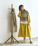 わたぐもアルパカジャガード ベスト