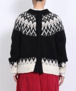 わたぐもアルパカジャガード 2wayカーディガン