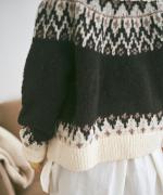 わたぐもアルパカジャガード 2wayカーディガン