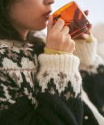 わたぐもアルパカジャガード 2wayカーディガン