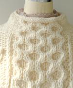 ロービングウール ケープベスト