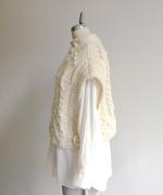 ロービングウール ケープベスト