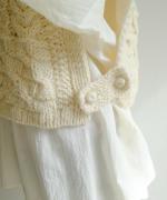 ロービングウール ケープベスト