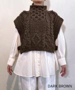 ロービングウール ケープベスト