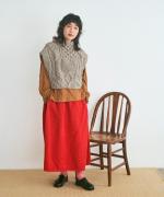 ロービングウール ケープベスト