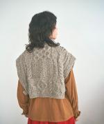 ロービングウール ケープベスト