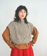 ロービングウール ケープベスト