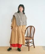 ロービングウール ケープベスト