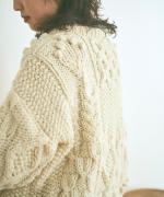 ロービングウール 7分袖プルオーバー