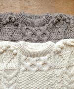 ロービングウール 7分袖プルオーバー