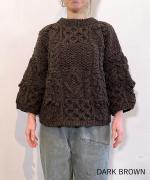 ロービングウール 7分袖プルオーバー