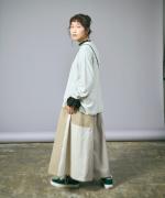 ランダムリブニット　ビッグプルオーバー