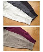 ランダムリブニット　ビッグプルオーバー