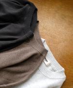 ランダムリブニット　ビッグプルオーバー