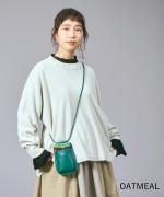 ランダムリブニット　ビッグプルオーバー