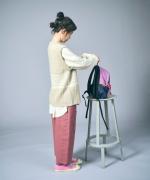 ミックスヤーンジャガード　ベスト