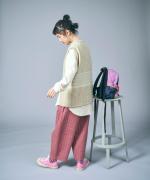 ミックスヤーンジャガード　ベスト