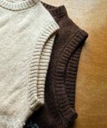 ミックスヤーンジャガード　ベスト