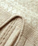 ミックスヤーンジャガード　ベスト