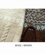 ミックスヤーンジャガード　ベスト