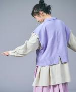 ふわふわウール　ベスト