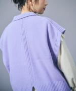 ふわふわウール　ベスト