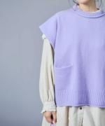 ふわふわウール　ベスト