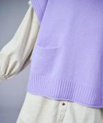 ふわふわウール　ベスト