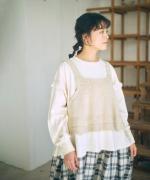 リリヤーンリネンコットン　2wayビスチェ